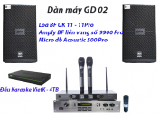 DÀN KARAOKE GD 02 (DIỆN TÍCH 20M² - 50M²)